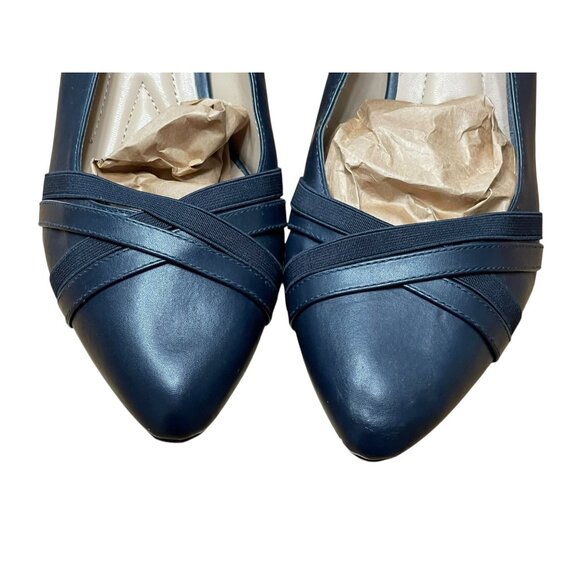 Cloudwalkers Womens Olivia Black Low Heel Pumps 12W - Picture 3 of 12